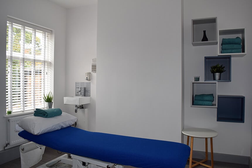 Treatment room at Health Space 307